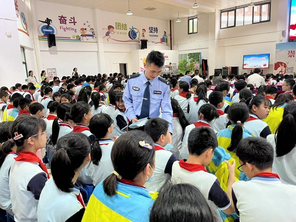 反邪教宣傳教育活動走進福州市錢塘文博小學 反邪教宣傳教育活動走進福州市錢塘文博小學